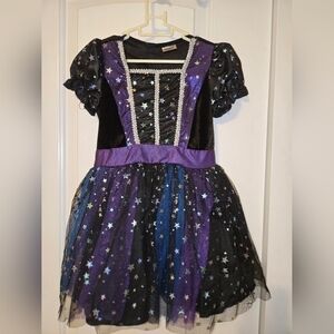Kids Starry Night Witch Costume
